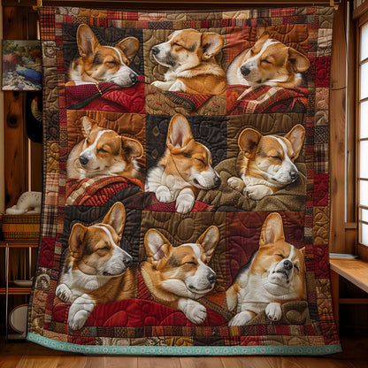 Corgi Warm Slumber WN1209006CL Quilt