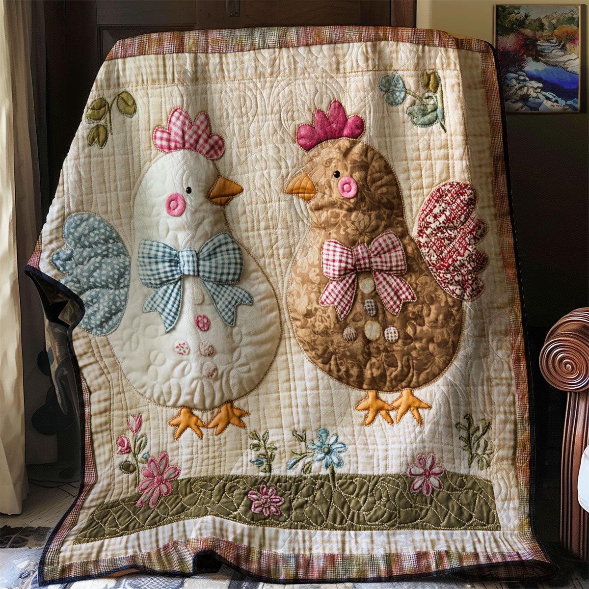Country Clucker WJ1203003CL Quilt