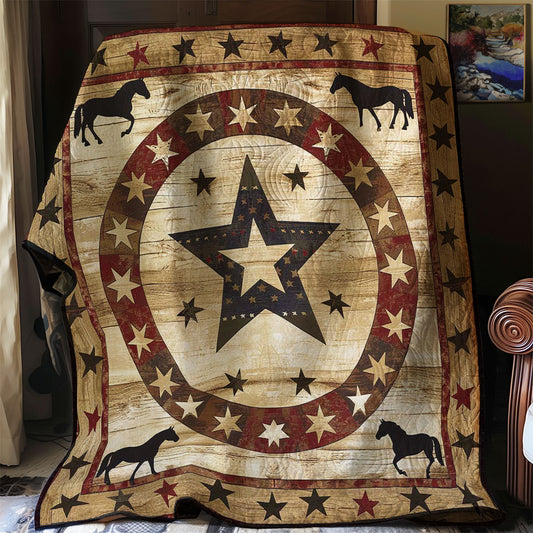 Cowboy Inspired Star WJ0107007CL Quilt