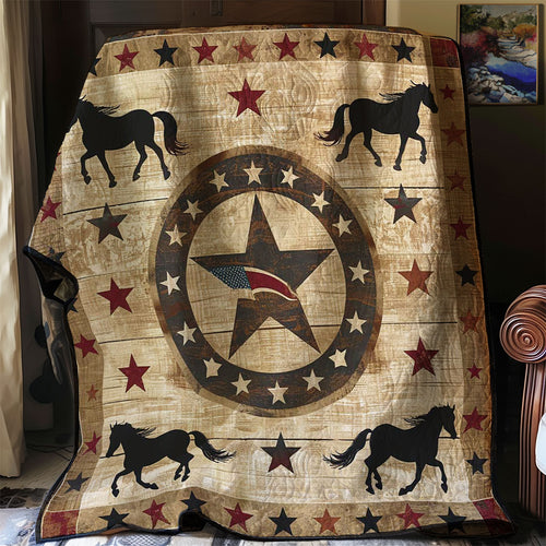 Cowboy Inspired Star WJ2406004CL Quilt