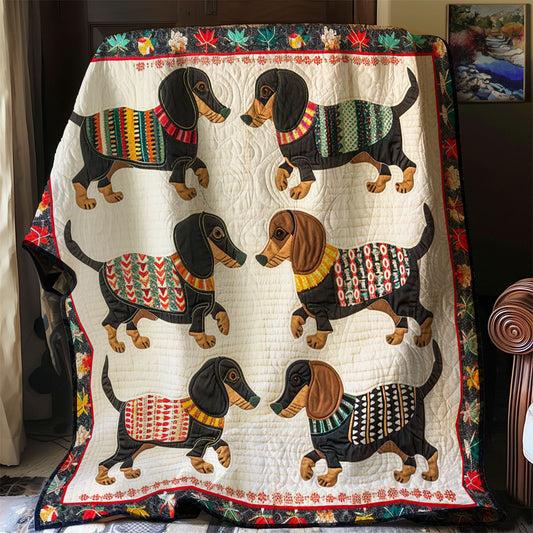 Dachshund WJ2007012CL Quilt
