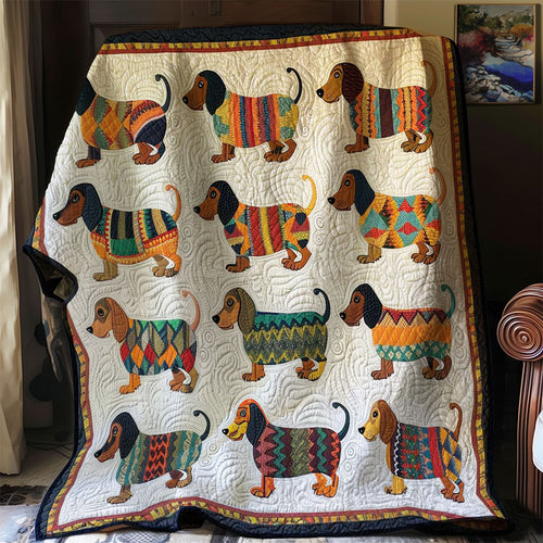 Dachshund WJ2007013CL Quilt