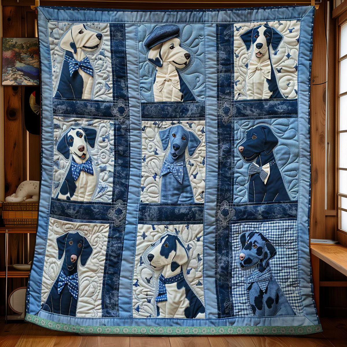 Dalmatian Happy Spots WN1209014CL Quilt