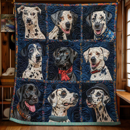 Dalmatian Lively Snuggle WN1209018CL Quilt