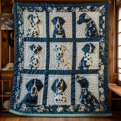 Dalmatian Smiles WN1209016CL Quilt