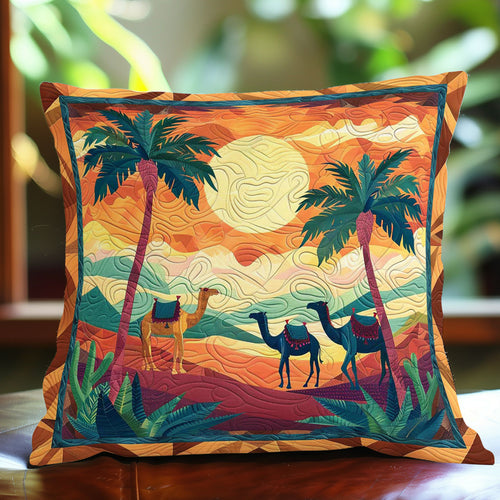 Desert Camel WJ0609034CL Quilt Pillow Case
