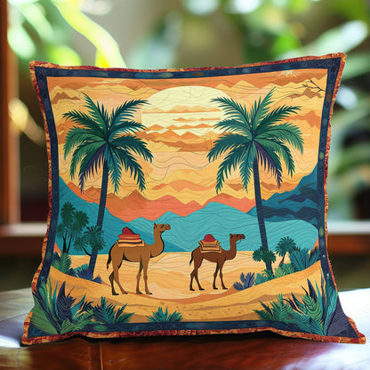 Desert Camel WJ0609035CL Quilt Pillow Case