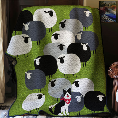 Dog And Sheep WJ1008017WQ Quilt