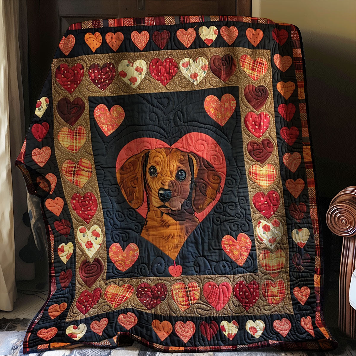 Dachshund WJ1406010CL Quilt