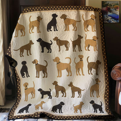 Dogs WJ0507004CL Quilt