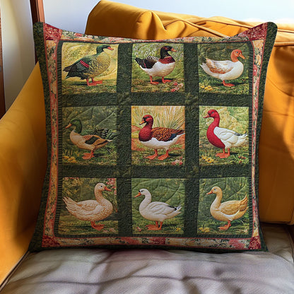 Ducks WJ0908041CL Quilt Pillow Case