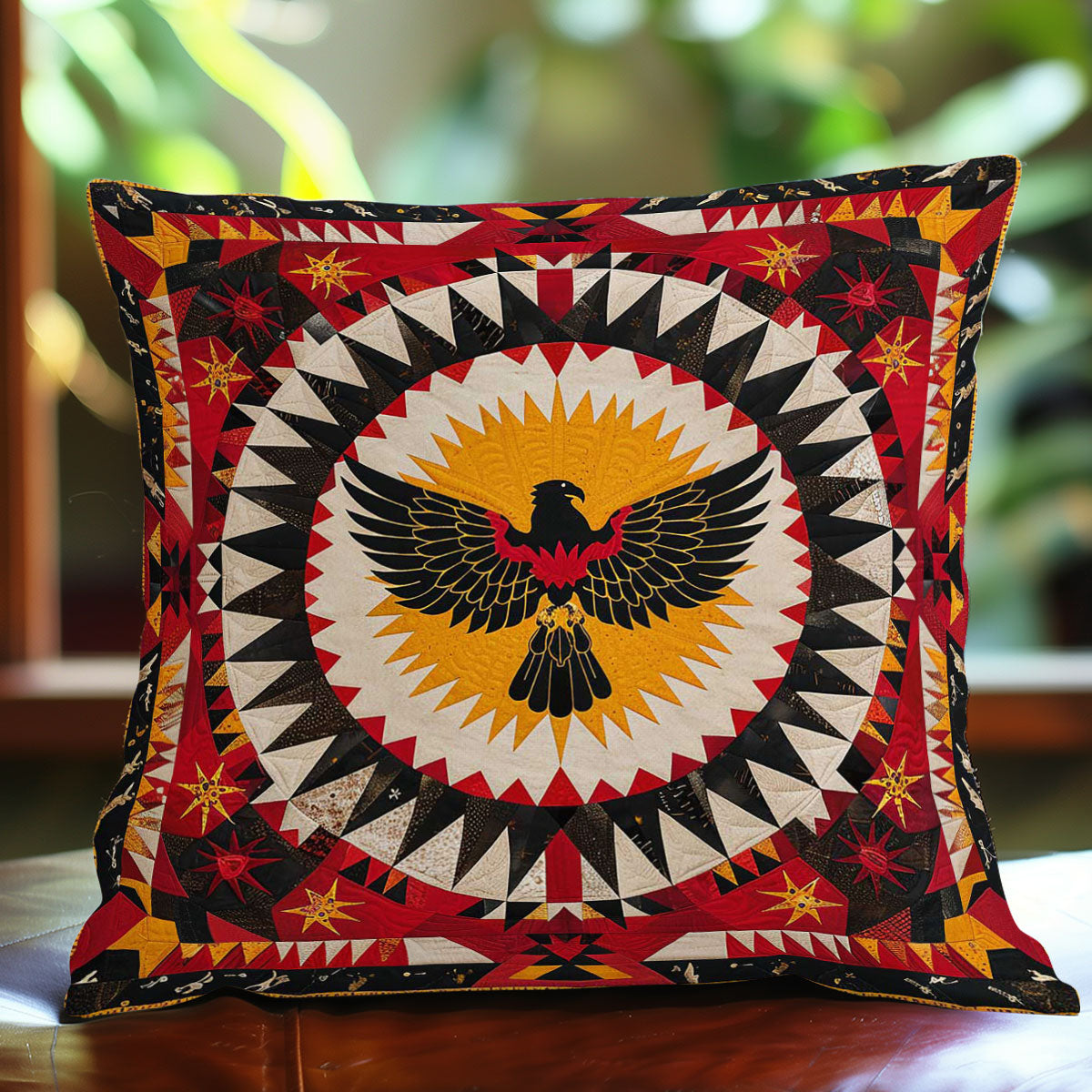 Eagle Native American WJ0909032CL Quilt Pillow Case