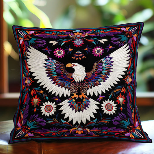 Eagle Native American WJ1409040CL Quilt Pillow Case