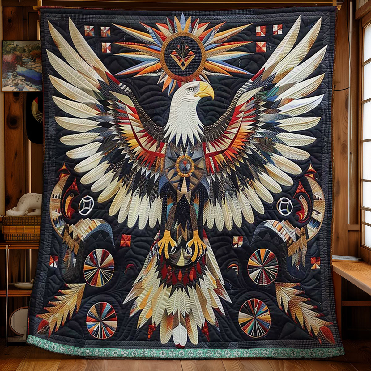 Eagle Native American WN1609054CL Quilt