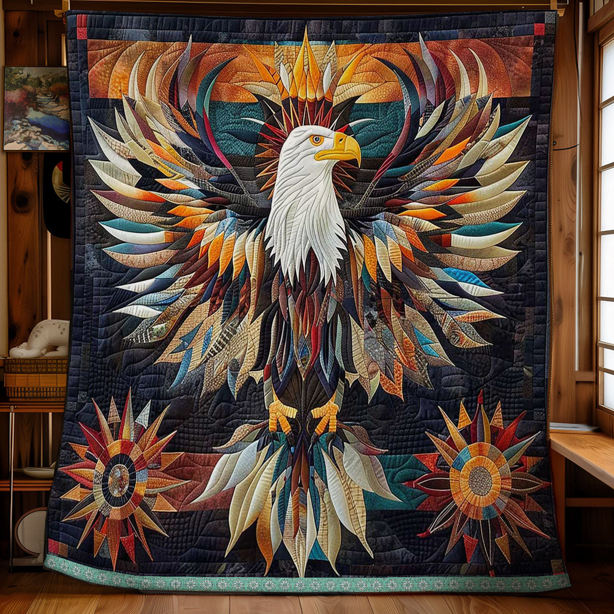 Eagle Native American WN1609058CL Quilt