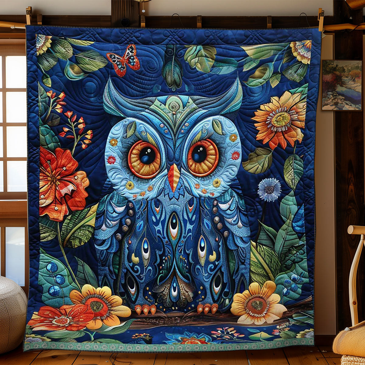 Enchanting Owl WJ1609007CL Quilt