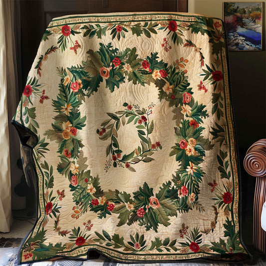 Evergreen Wreath WJ1007010CL Quilt