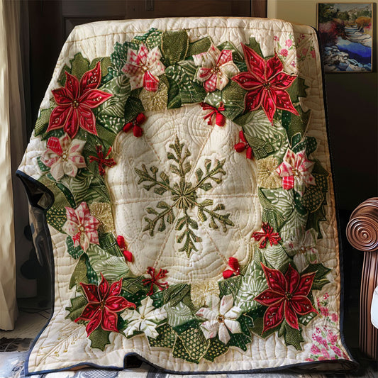 Evergreen Wreath WJ1007011CL Quilt