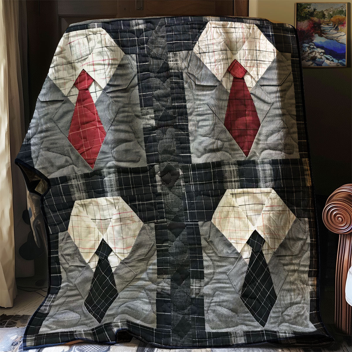 Father's Day Tie WJ0607019CL Quilt