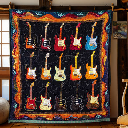 Fiery Guitar WJ1409011CL Quilt