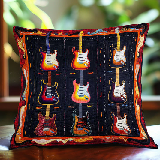 Fiery Guitar WJ1409041CL Quilt Pillow Case