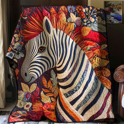 Floral Zebra WJ0802017CL Quilt