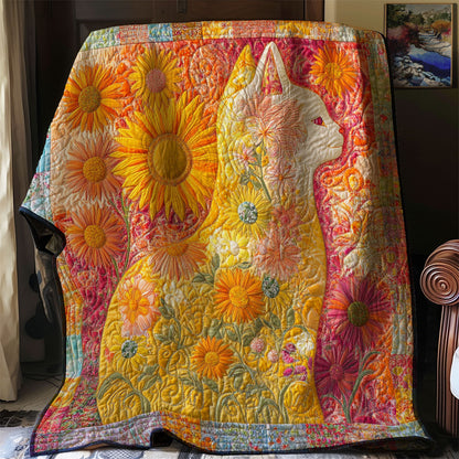 Flower Cat WJ2203011CL Quilt