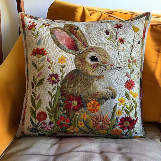 Flower Rabbit WJ2608033CL Quilt Pillow Case