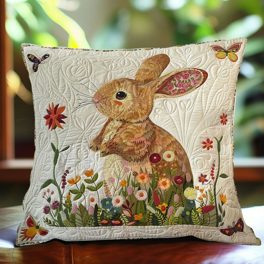 Flower Rabbit WJ2908033CL Quilt Pillow Case