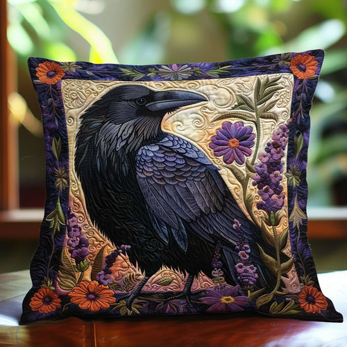 Flower Raven WJ0509036CL Quilt Pillow Case