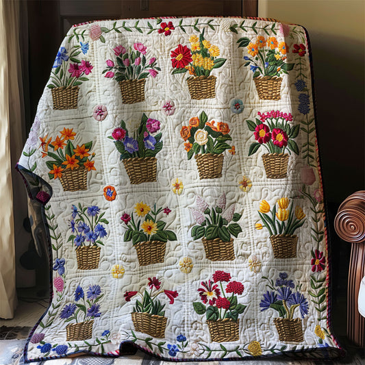Flowers WJ1106009CL Quilt