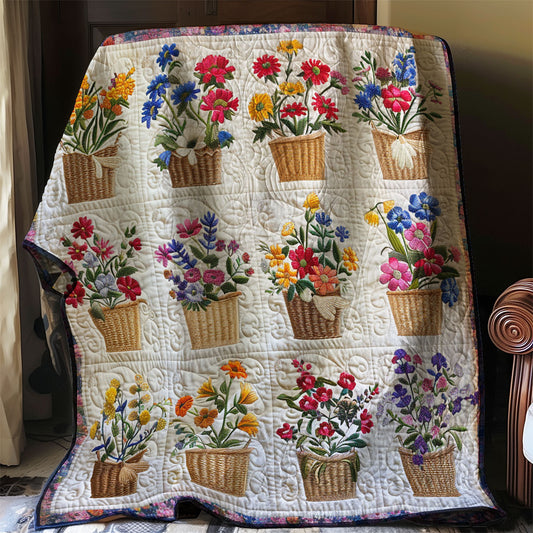 Flowers WJ1306006CL Quilt