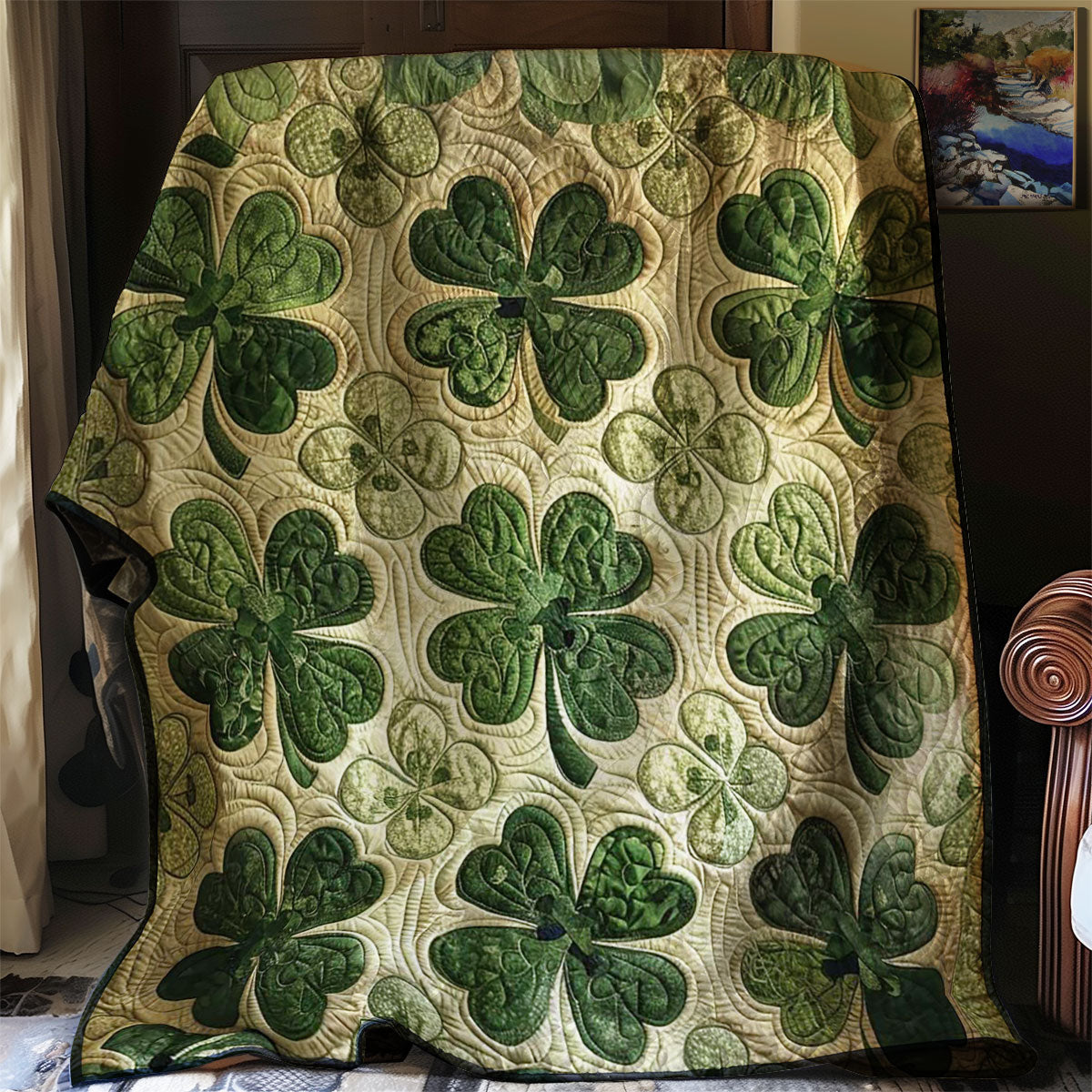 Four-Leaf Clover WJ2007018CL Quilt