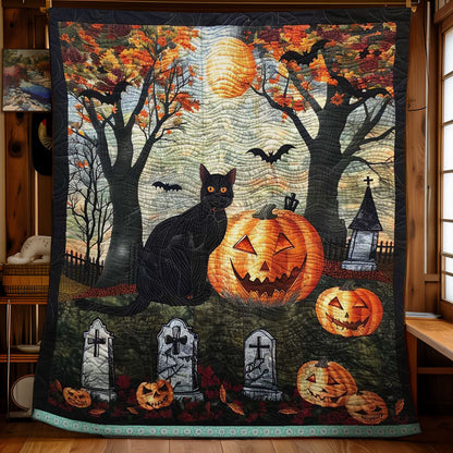 Ghostly Cat WN1609063CL Quilt