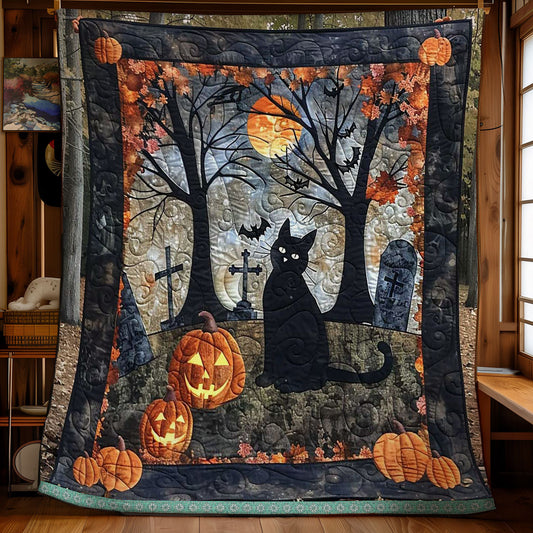 Graveyard Cat WN1609061CL Quilt