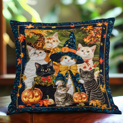 Halloween Cat WJ0609036CL Quilt Pillow Case