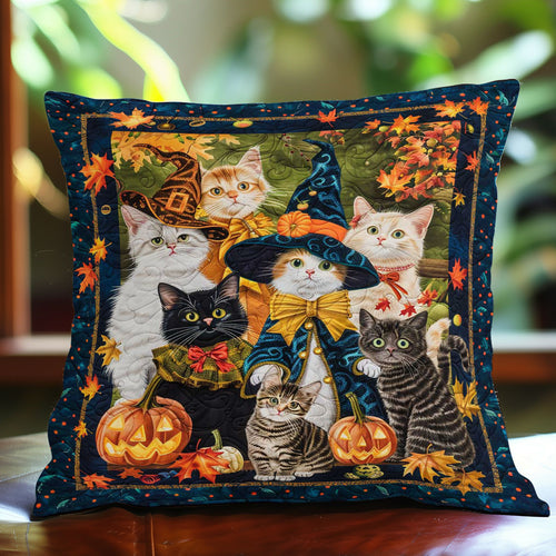 Halloween Cat WJ0609036CL Quilt Pillow Case