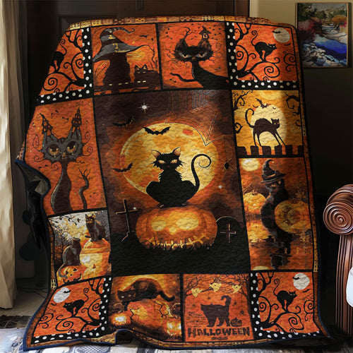 Halloween Cat WJ0708013WL Quilt