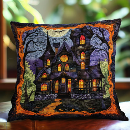 Halloween House WJ0609037CL Quilt Pillow Case