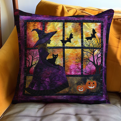 Halloween Witch WJ0908042CL Quilt Pillow Case