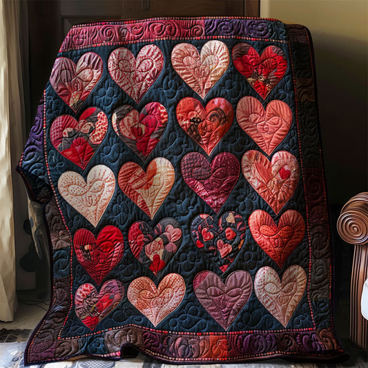 Hearts WJ1106011CL Quilt
