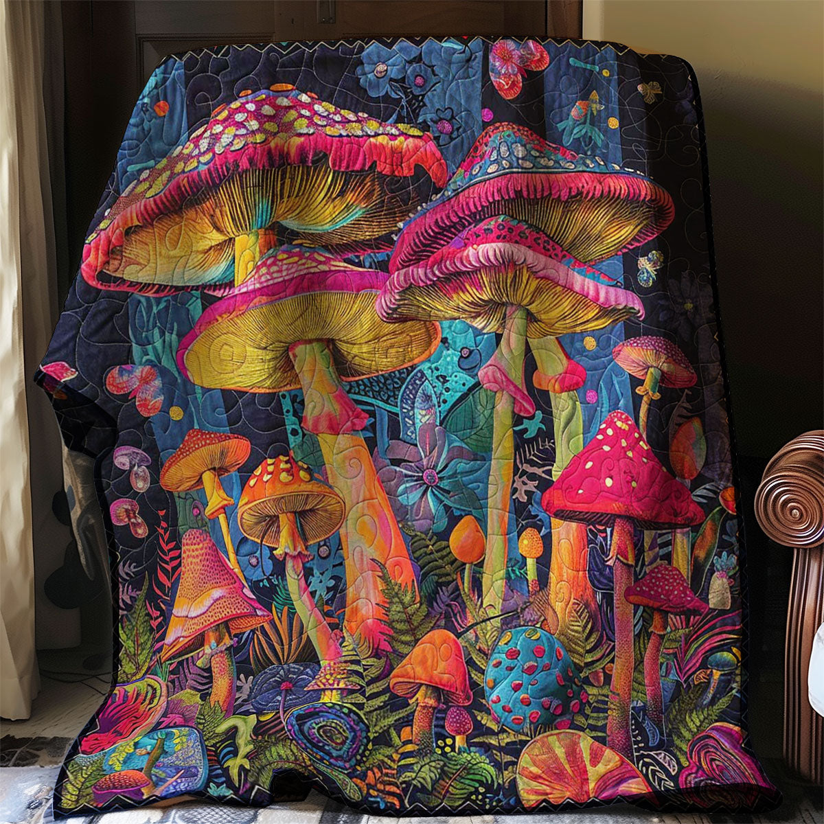 Hippie Mushroom WJ2006013CL Quilt