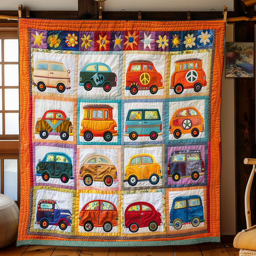 Hippie Van WJ1409012CL Quilt