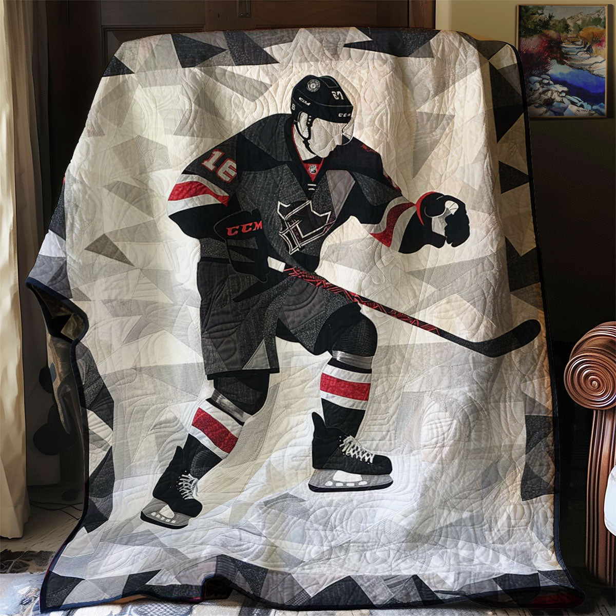 Hockey WJ0507015CL Quilt