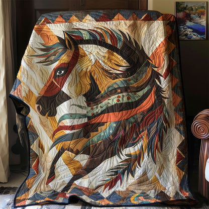 Horse Native American WJ0307005CL Quilt