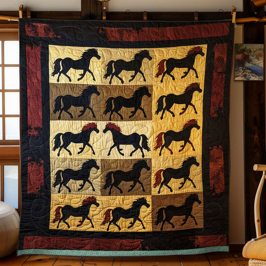 Horse Native American WJ1409013CL Quilt