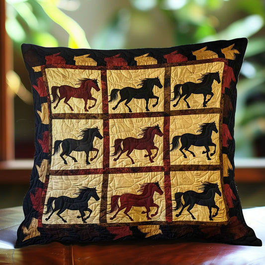 Horse Native American WJ1709040CL Quilt Pillow Case