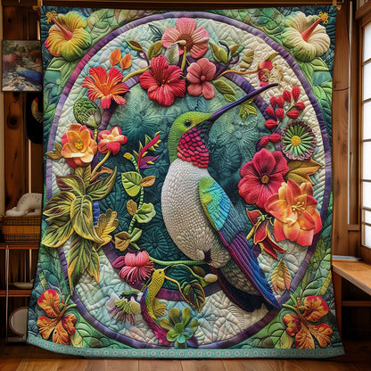 Hummingbird In The Circle Of Life WN1609033CL Quilt
