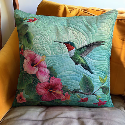 Hummingbird WJ0908043CL Quilt Pillow Case