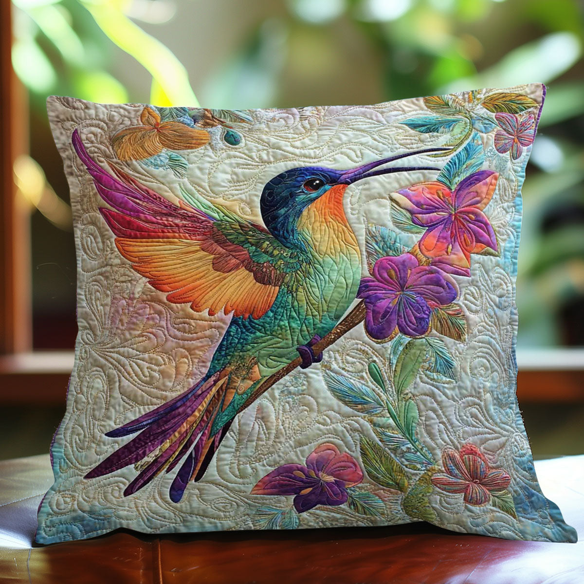 Hummingbird WJ2908036CL Quilt Pillow Case